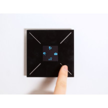 Module de commande Edge Lit avec écran OLED et contrôleur de température (version noir)