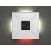 Module de commande Edge Lit avec écran OLED et contrôleur de température (version blanche)
