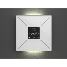 Module de commande Edge Lit avec écran OLED et contrôleur de température (version blanche)