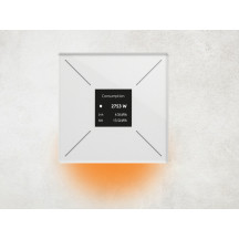 Module de commande Edge Lit avec écran OLED et contrôleur de température (version blanche)