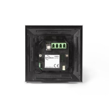 module de commande Edge Lit avec détecteur de mouvement et de crépuscule, noir mat