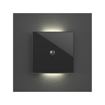 module de commande Edge Lit avec détecteur de mouvement et de crépuscule, noir mat