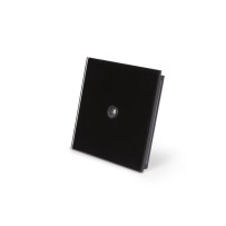 module de commande Edge Lit avec détecteur de mouvement et de crépuscule, noir brillant