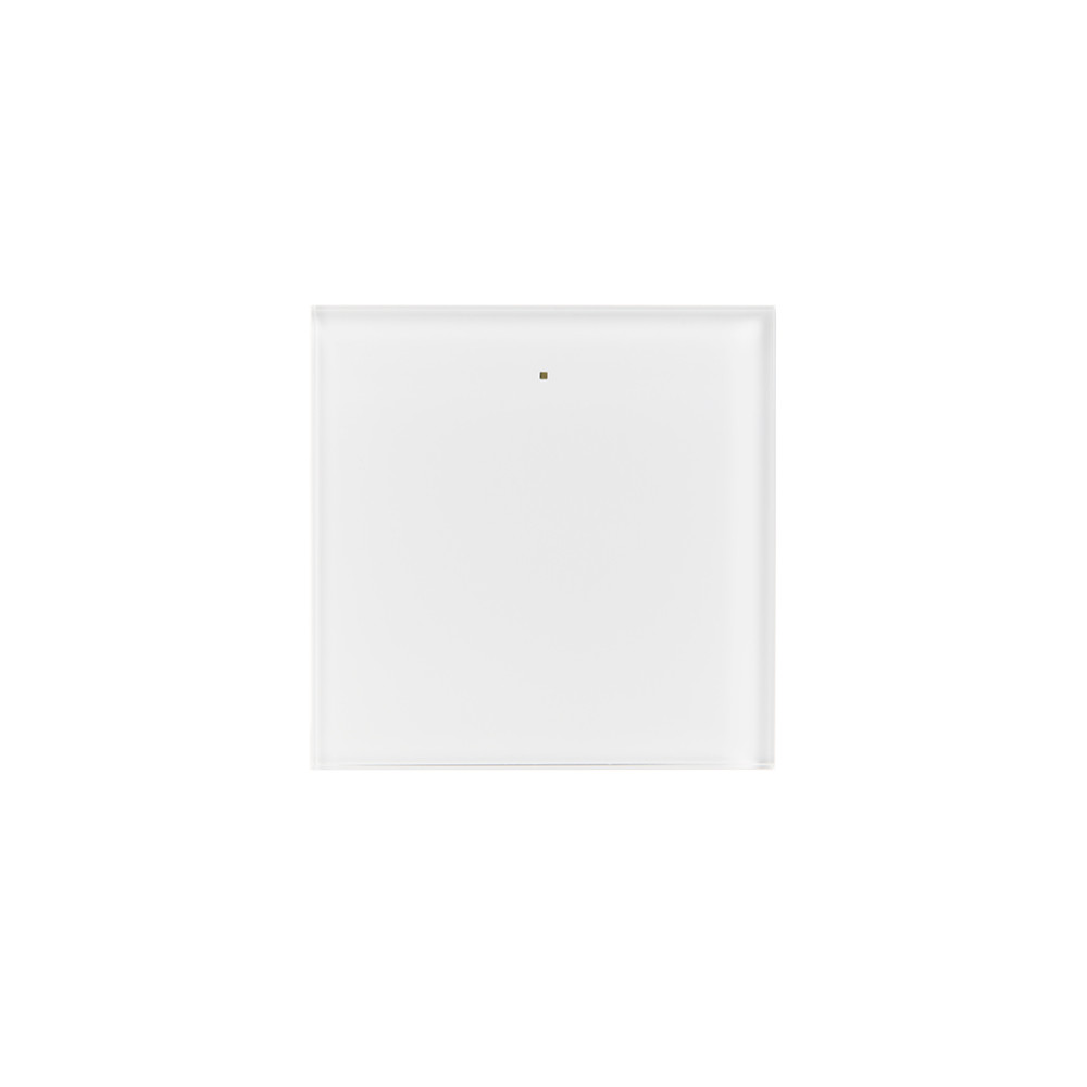 Module de commande en verre avec 1 touche tactile (version blanche)
