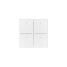 Module de commande en verre avec 4 touches tactiles (version blanche)