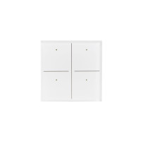 Module de commande en verre avec 4 touches tactiles (version blanche)