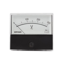 Voltmètre analogue de tableau 300V CA / 70 x 60mm