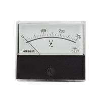 Voltmètre analogue de tableau 300V CA / 70 x 60mm
