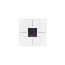 Module de Contrôle en finition Verre avec Écran OLED et Contrôleur de Température (Version Blanche)