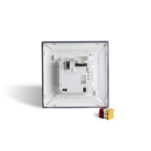 Module de Contrôle en finition Verre avec Écran OLED et Contrôleur de Température (Version Blanche)