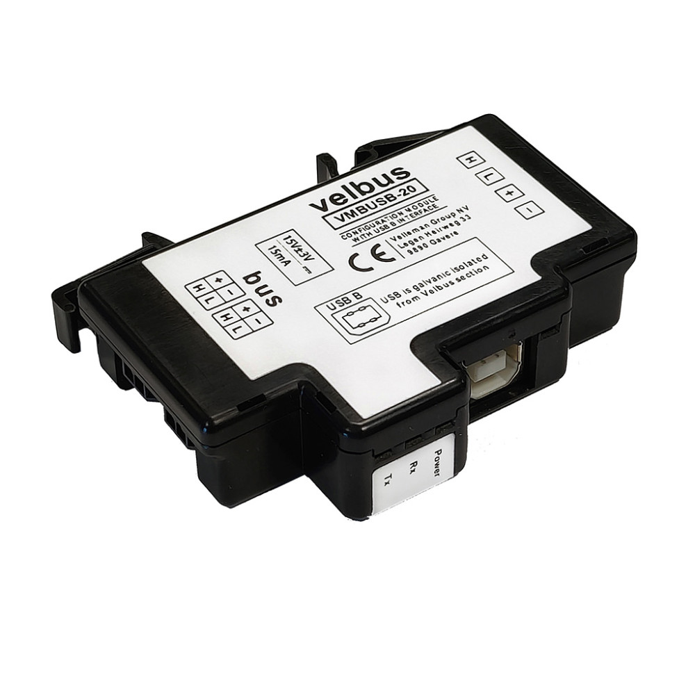 Interface USB Velbus et module de configuration