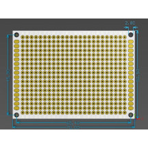 JEU DE CARTES DE PROTOTYPAGE PCB UNIVERSELLES