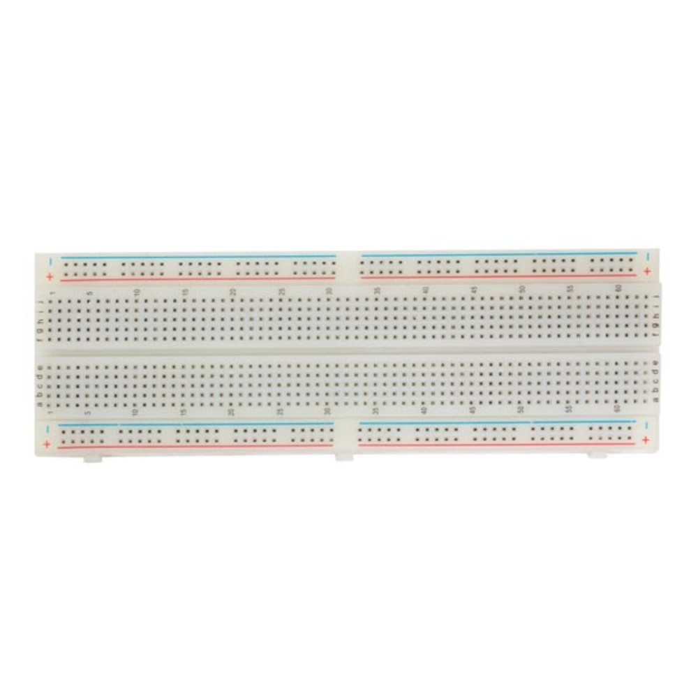 PLATINE D'EXPÉRIMENTATION SANS SOUDURE - 830 POINTS DE CONNEXION