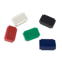 Jeu de 5 mini platines d'expérimentation, 55 points de connexion