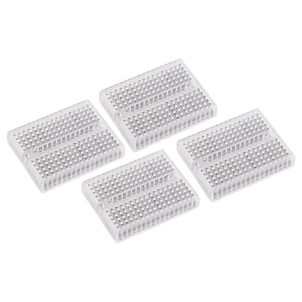 JEU DE MINI PLATINES D'EXPÉRIMENTATION - 170 POINTS DE CONNEXION - 4 pcs