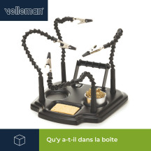 Troisième Main avec 4 Bras et Support d'Étain à Souder