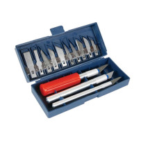 KIT CUTTER DE PRÉCISION - 3 MANCHES + 13 LAMES