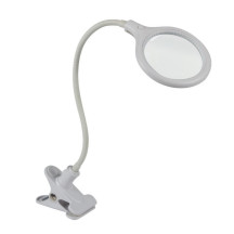 Lampe de bureau LED avec col de cygne et pince de fixation - 5 dioptries - 6 W