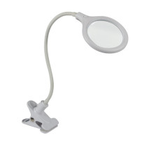 Lampe de bureau LED avec col de cygne et pince de fixation - 5 dioptries - 6 W
