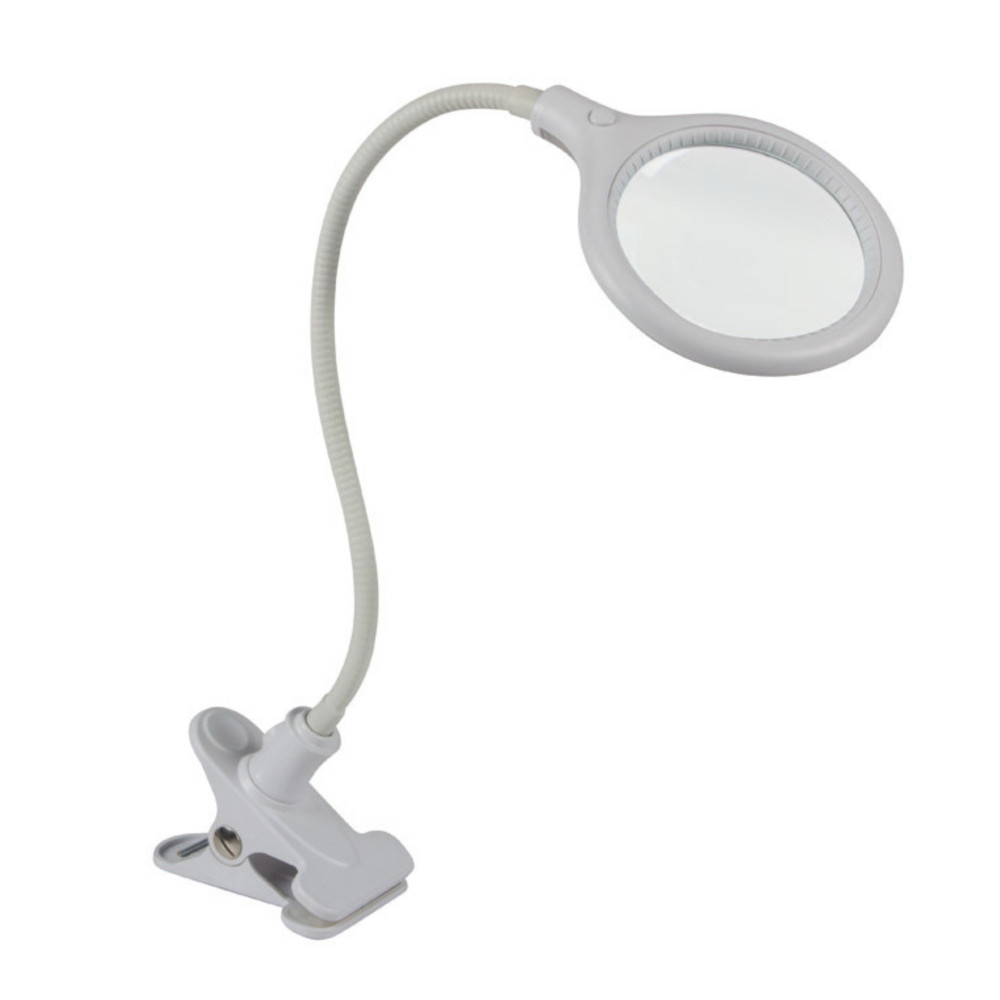 Lampe de bureau LED avec col de cygne et pince de fixation - 5 dioptries - 6 W