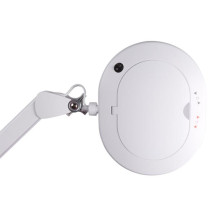 Lampe de bureau LED avec loupe intégrée - 5 dioptries - Intensité réglable - Blanc chaud et froid