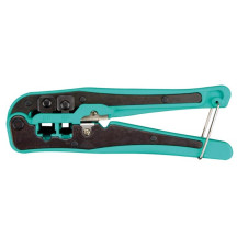Pince a sertir/couper pour connecteurs modulaires 4p2c, 4p4c (rj10), 6p4c (rj11), 6p6c (rj12), 8p8c (rj45)