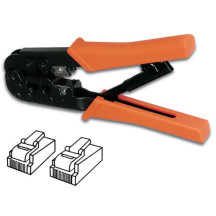 Pince a sertir pour connecteurs modulaires 6p4c (rj11), 6p6c (rj12), 8p8c (rj45)