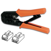 Pince a sertir pour connecteurs modulaires 6p4c (rj11), 6p6c (rj12), 8p8c (rj45)