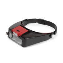 Loupe avec bandeau et éclairage LED - 1,8x - 2,3x - 3,3