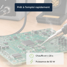 Station de soudage numérique réglable 50 W - 160-480 °c
