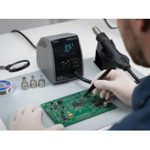 Station de réparation numérique à air chaud SMD réglable 300 W - 100-500 °c