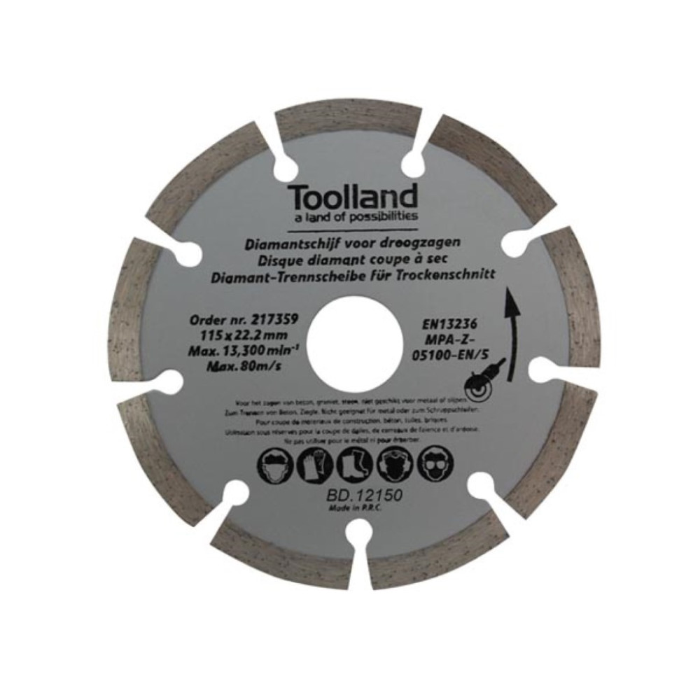 DISQUES DE DIAMANT - 150 mm - SEGMENTÉ - 2 pcs