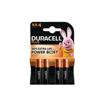 Duracell - Pile Alcaline Boost 1.5 V AA MN1500 - 4 pcs