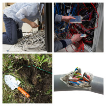 Testeur de cable avec generateur de tonalite