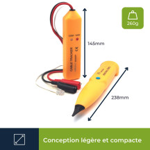 TESTEUR DE CÂBLE AVEC GÉNÉRATEUR DE TONALITÉ