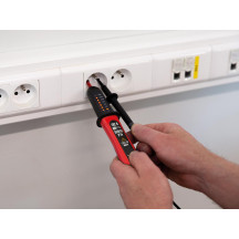 Testeur de tension bipolaire - Cat III - 400V - Indication LED