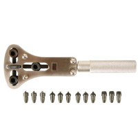 OUVRE-BOÎTIER UNIVERSEL POUR MONTRES ÉTANCHES - 4 JEUX DE 3 EMBOUTS