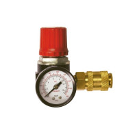 Régulateur de Pression avec Manomètre et Vanne d'Air - 1/4" M