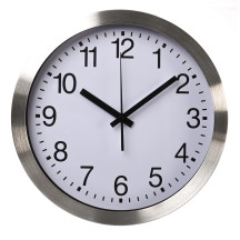 Horloge murale en aluminium - ø 30 cm