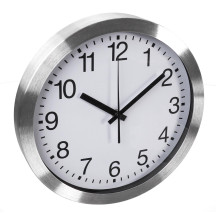 Horloge murale en aluminium - ø 30 cm