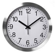 Horloge murale en aluminium - ø 30 cm