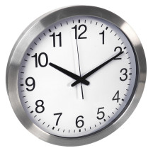 Horloge murale en aluminium - ø 40 cm