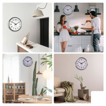 Horloge murale en aluminium - ø 50 cm