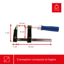 Serre-joint - 100 mm x 50 mm