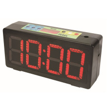 Horloge avec chronomètre/compte à rebours & minuterie d'intervalle - 32,7 x 15,6 x 9,3 cm