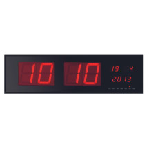 Horloge murale à affichage LED - 83 x 23 x 4 cm