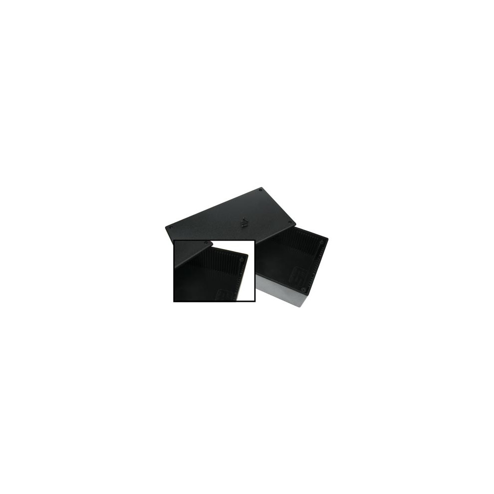 COFFRET PLASTIQUE - NOIR 200 x 110 x 65mm