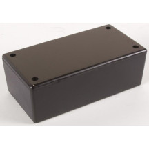 COFFRET PLASTIQUE - NOIR 130 x 70 x 45mm