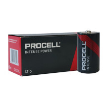 DURACELL - PROCELL ITENSE ALKALINE BATTERY 1.5 V LR20 D - 10 pcs