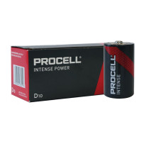 DURACELL - PROCELL ITENSE ALKALINE BATTERY 1.5 V LR20 D - 10 pcs
